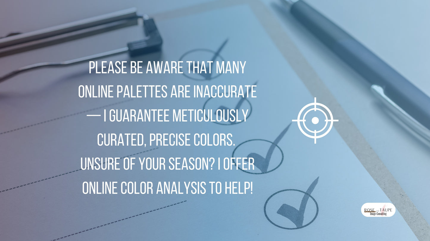 Dark Winter Color Palette