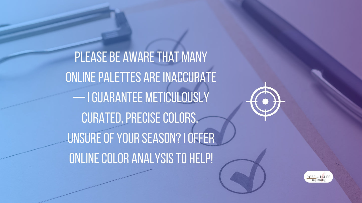 Bright Winter Color Palette