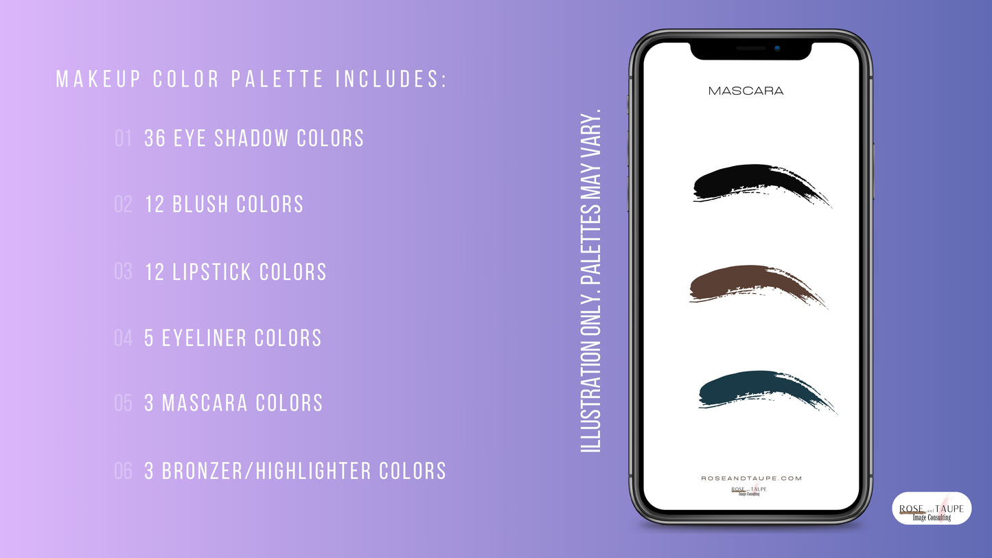 Light Spring Makeup Color Palette