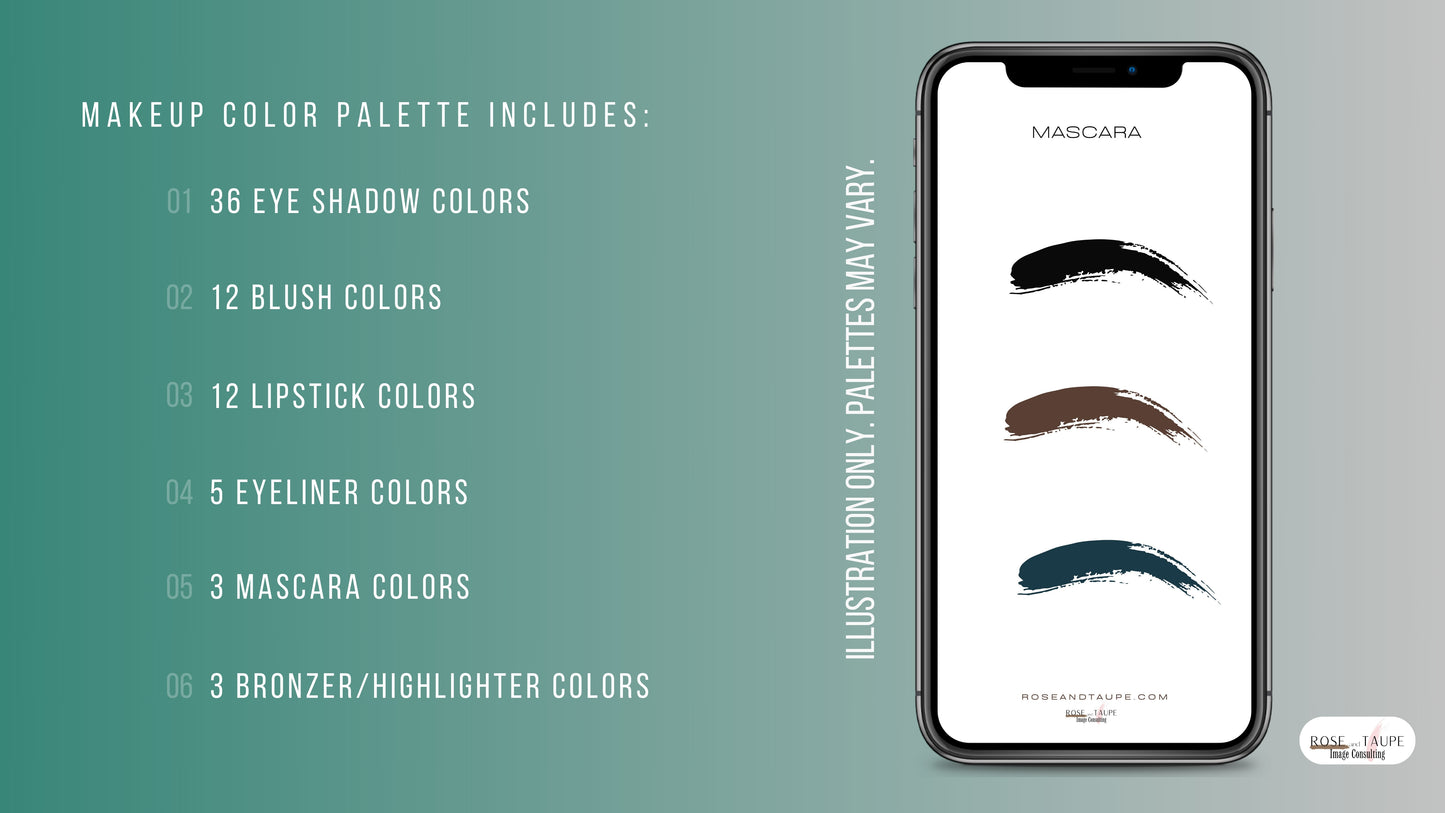 True Summer Makeup Color Palette