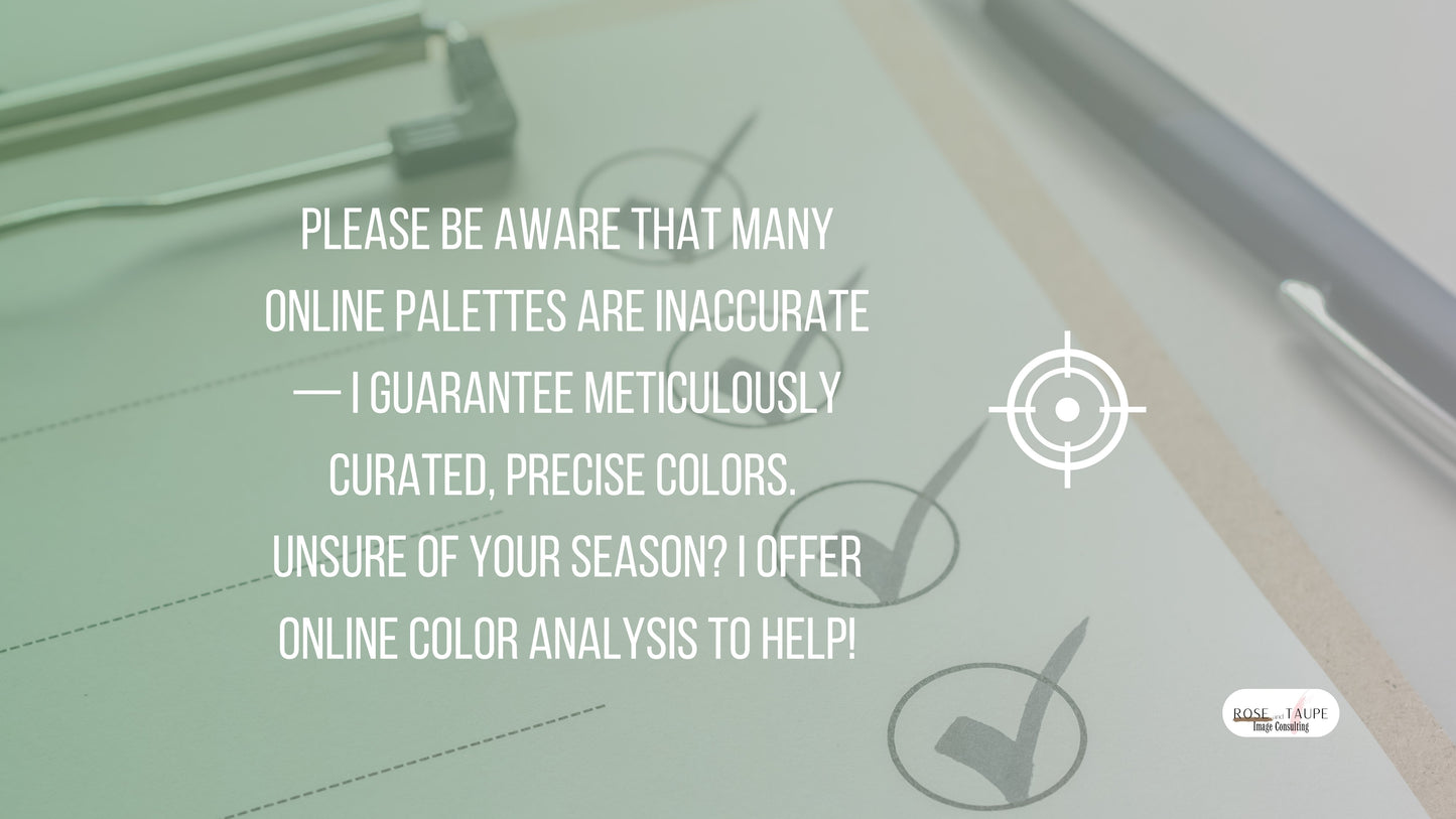 Soft Summer Color Palette