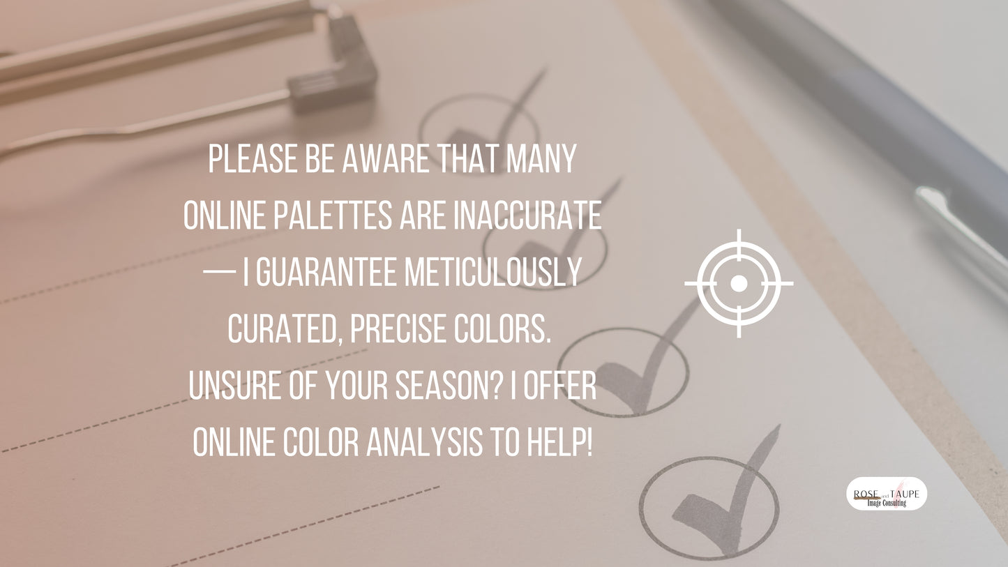 Soft Autumn Makeup Color Palette