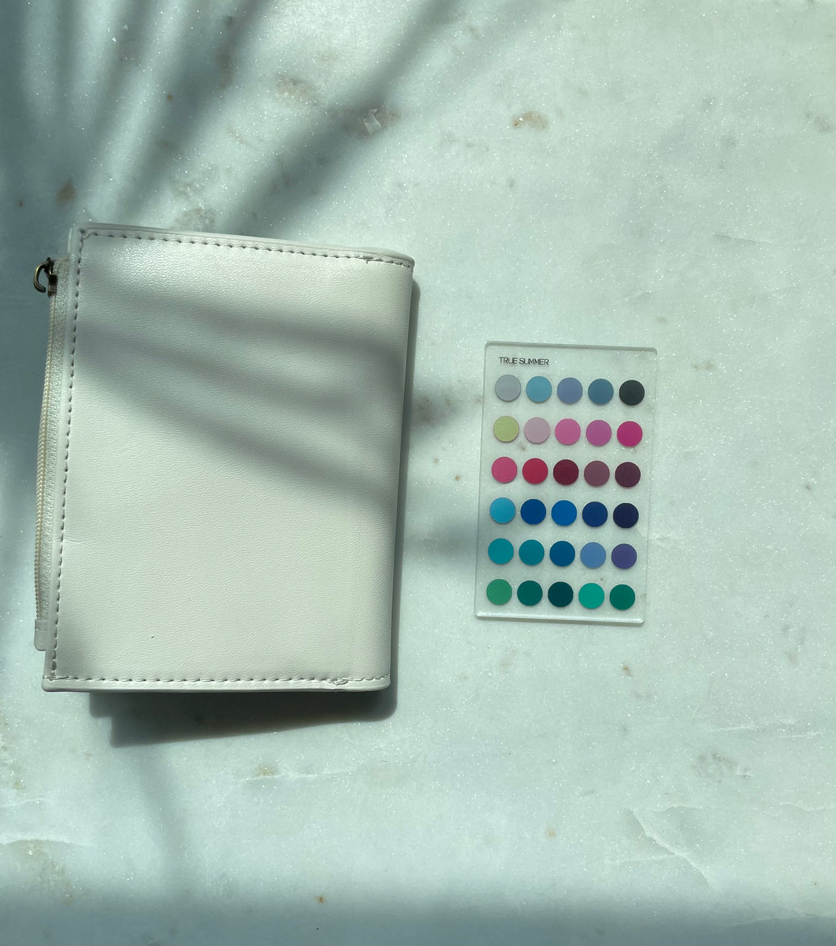 True Summer Color Analysis Wallet Card