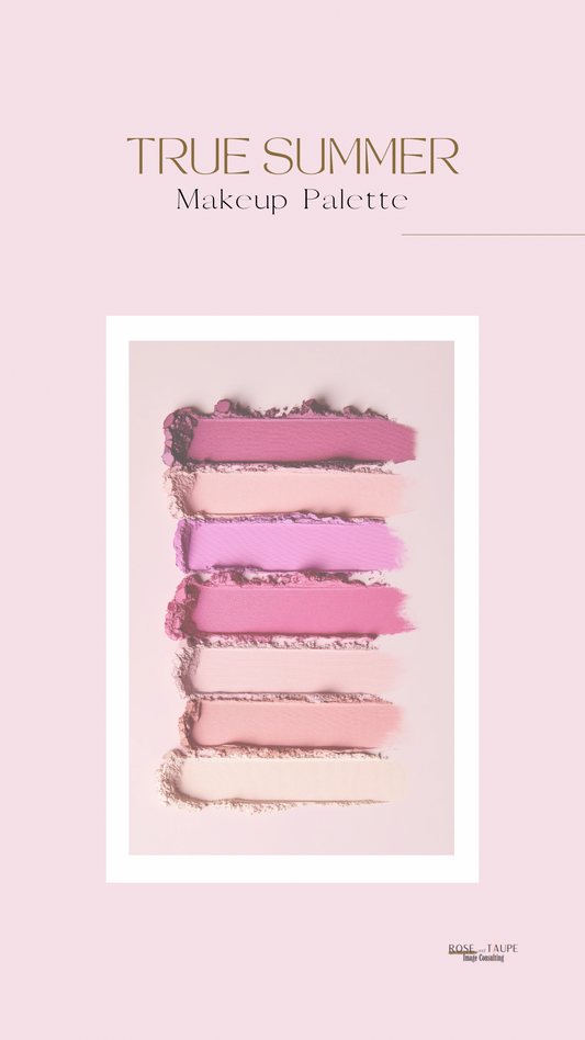 True Summer Makeup Color Palette