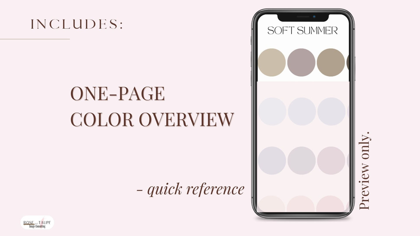 Soft Summer Color Palette