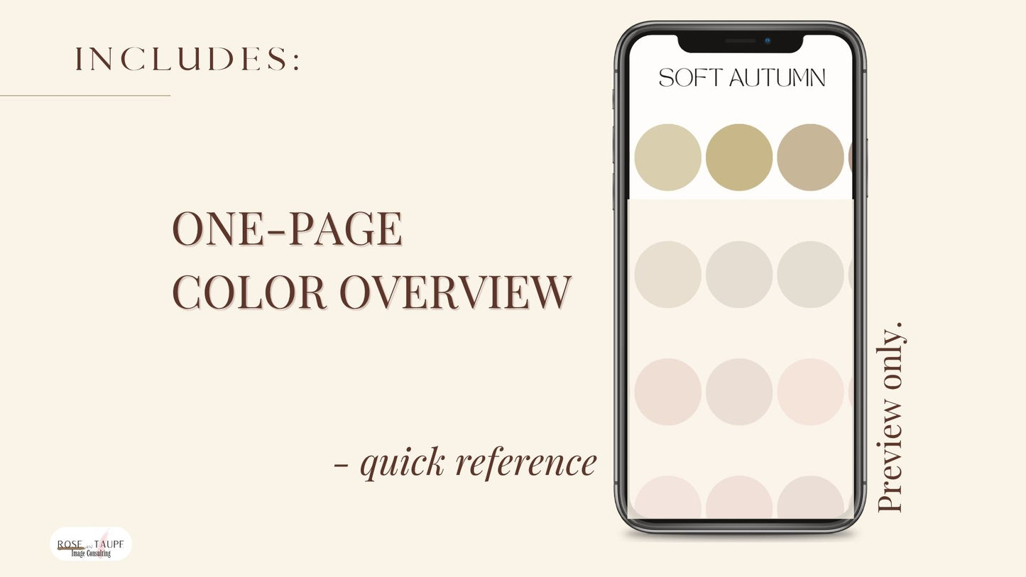 Soft Autumn Color Palette