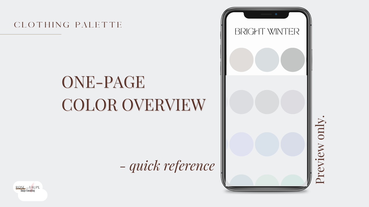 Bright Winter The Complete Color Guide