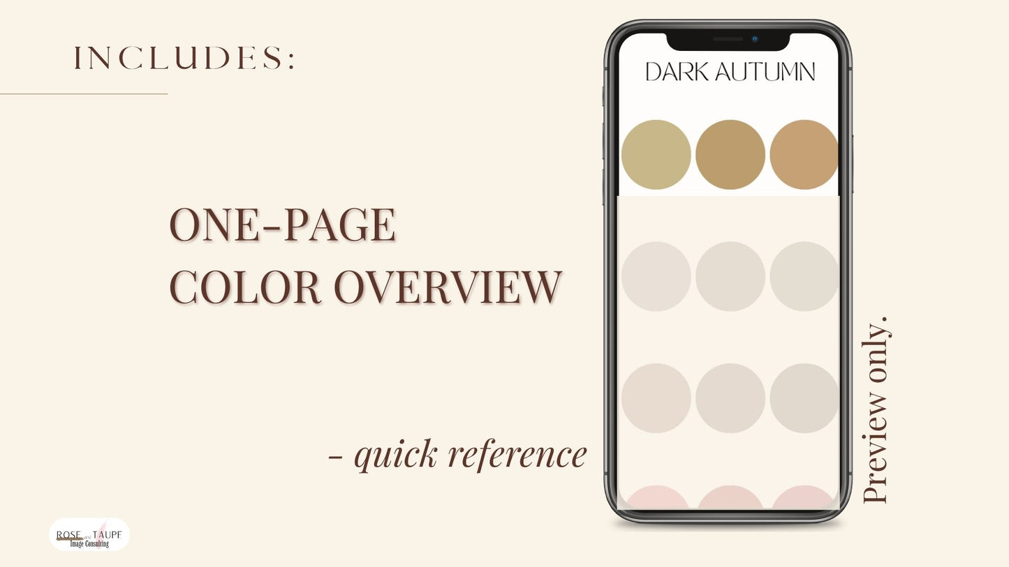 Dark Autumn Color Palette