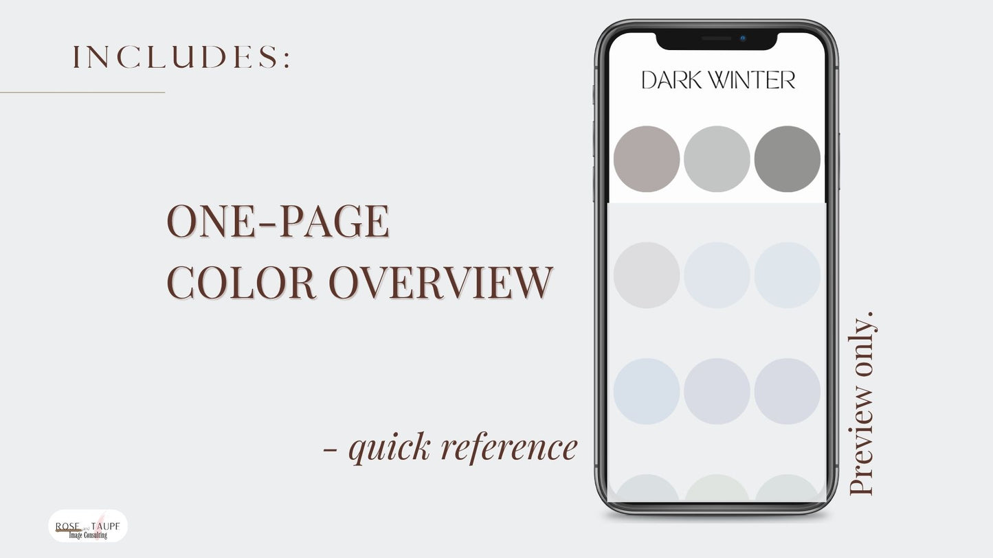 Dark Winter Color Palette