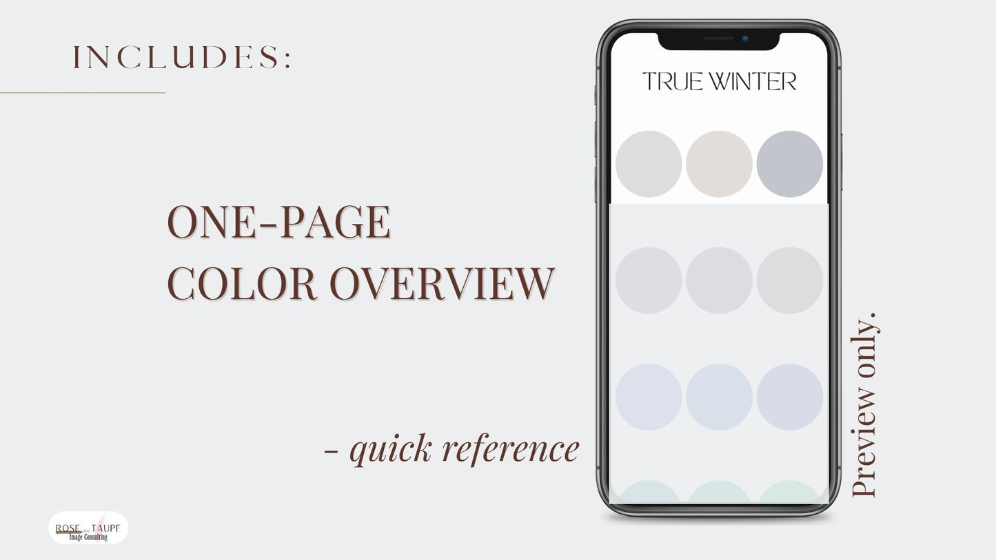 True Winter Color Palette