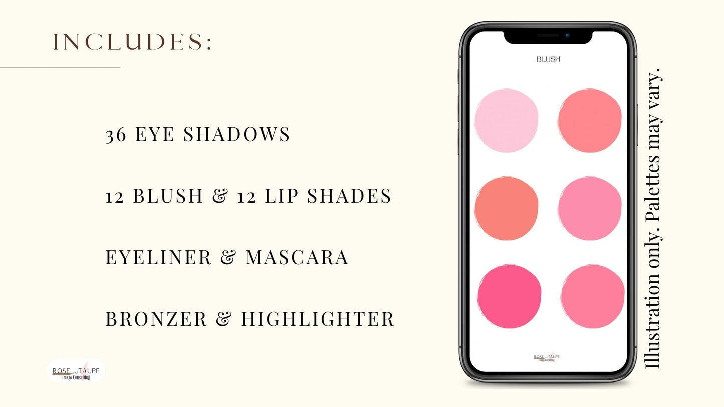 Light Spring Makeup Color Palette
