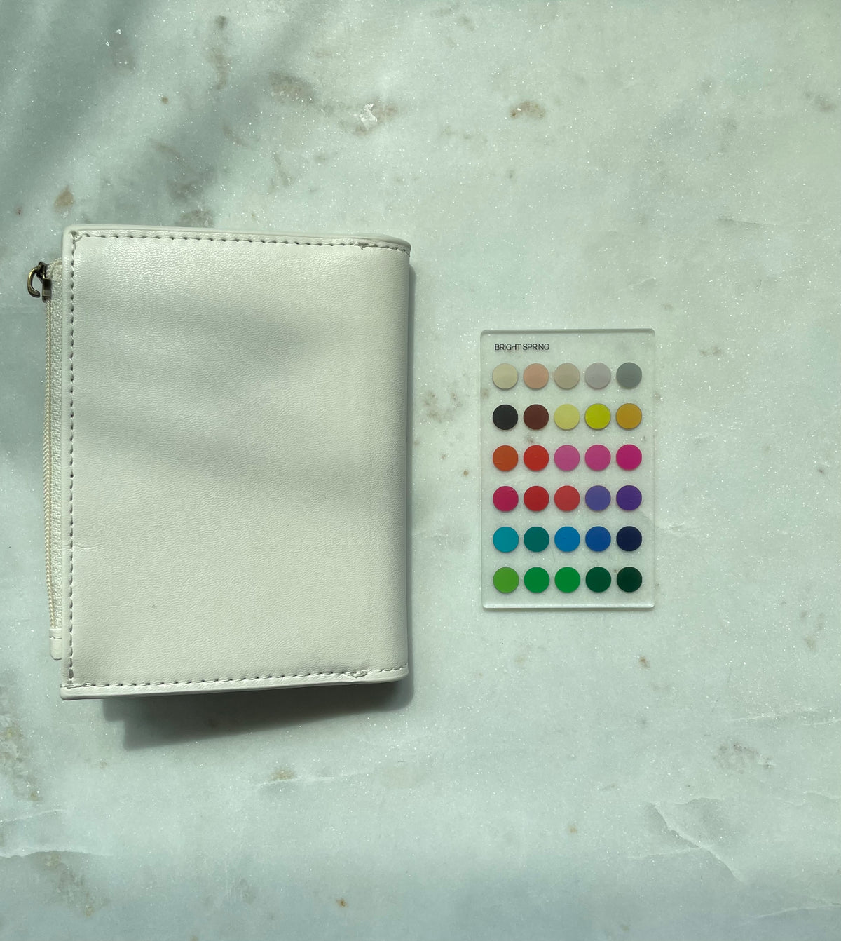 Bright Spring Color Analysis Wallet Card