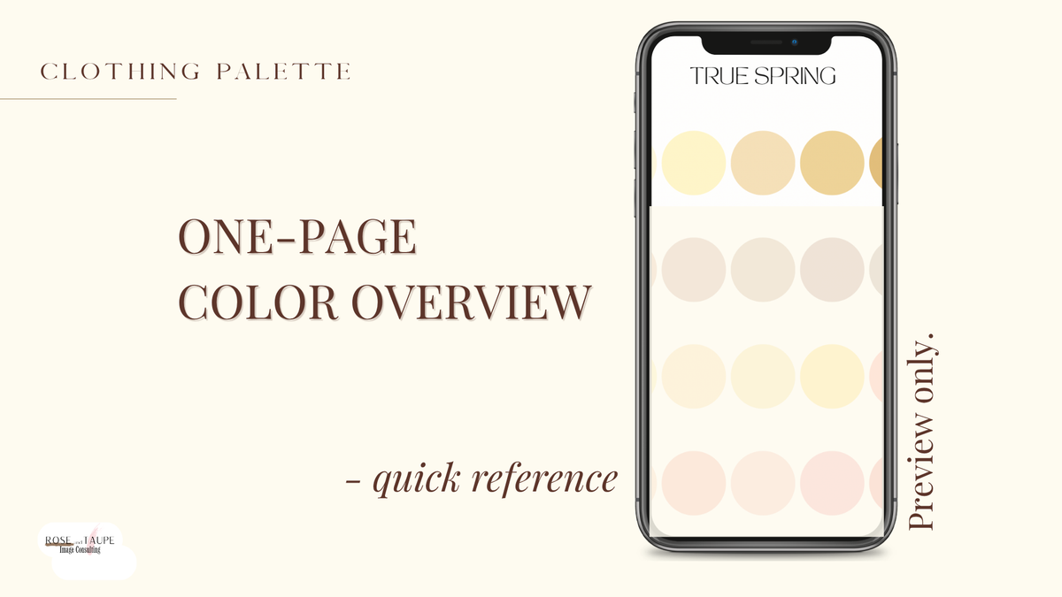 True Spring The Complete Color Guide