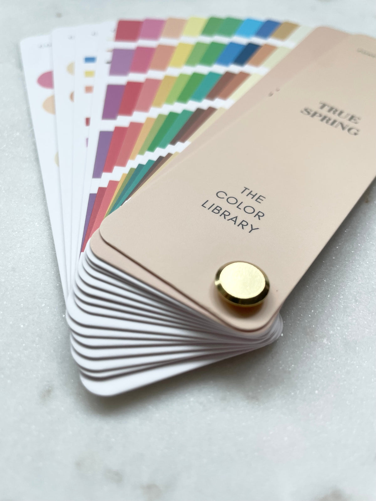 True Spring Color Analysis Fan Deck