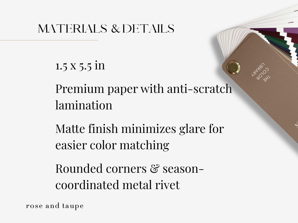 Dark Autumn Color Analysis Fan Deck