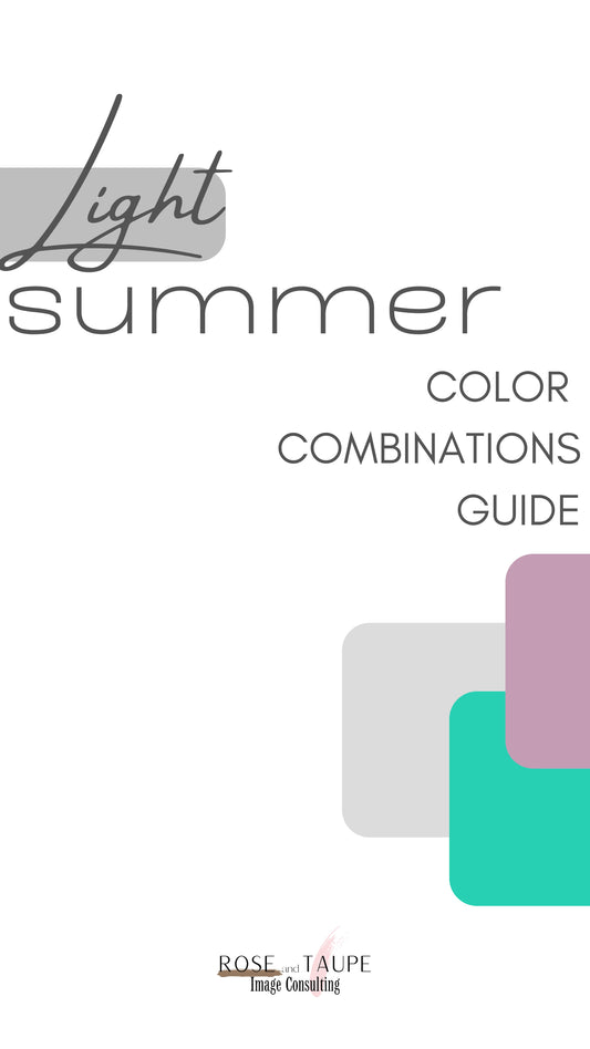 Light Summer Color Combinations Guide