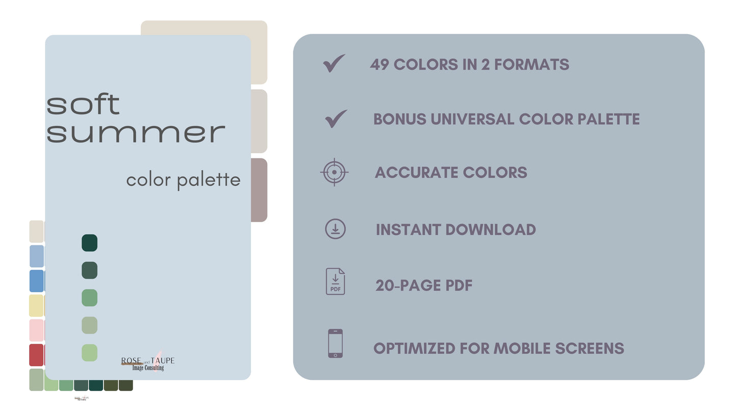 Soft Summer Color Palette