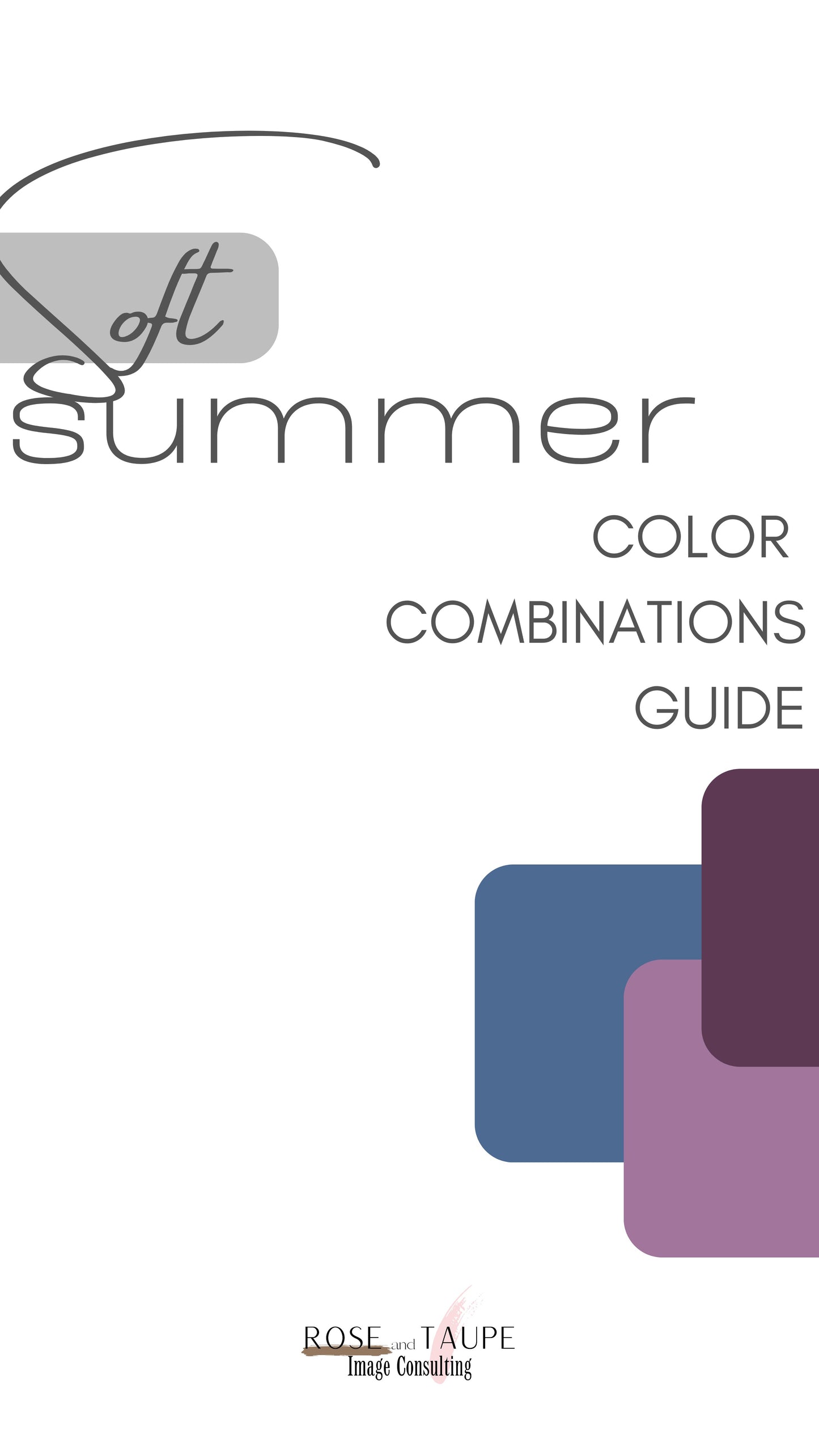 Soft Summer Color Combinations Guide