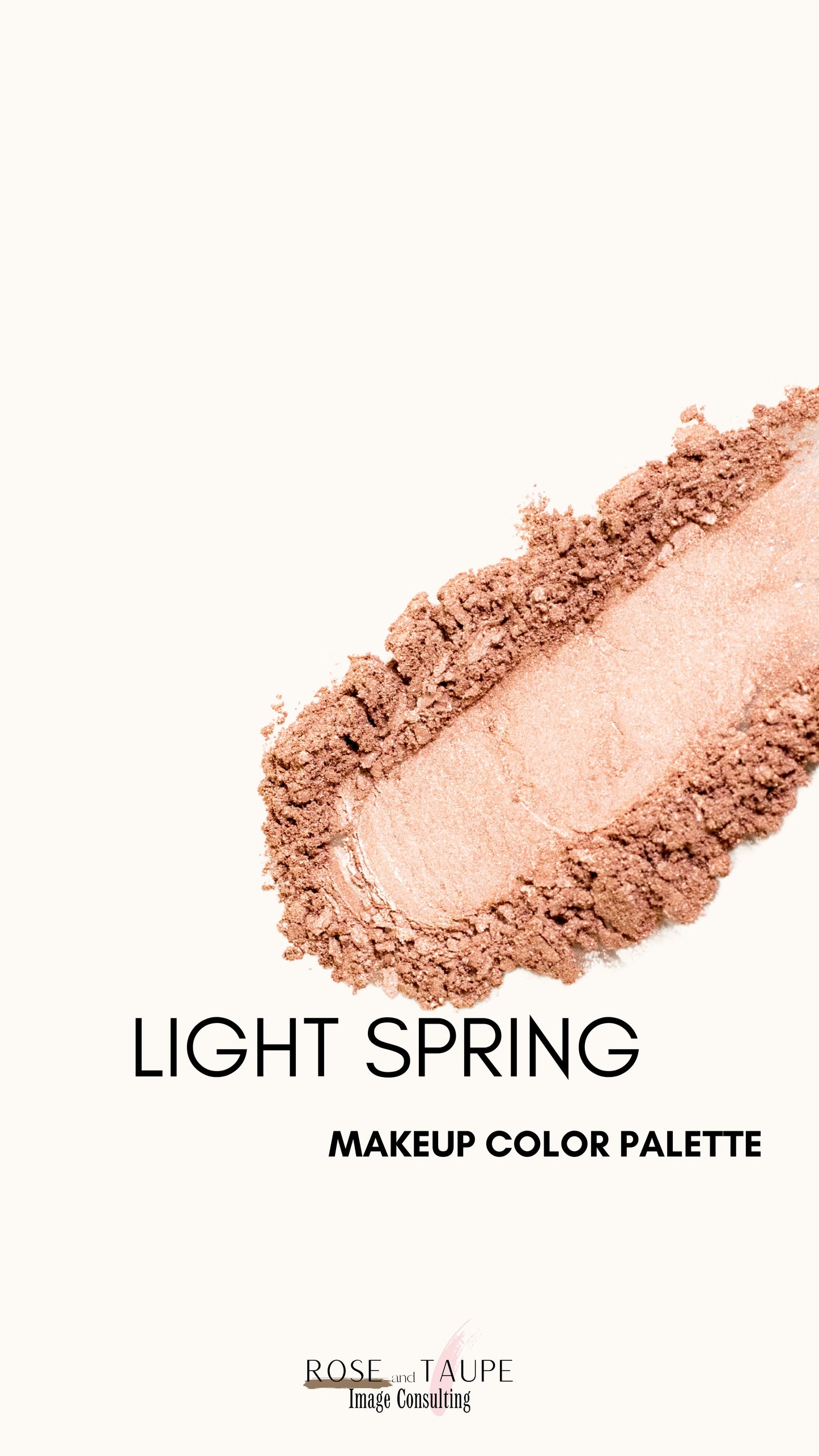 Light Spring Makeup Color Palette