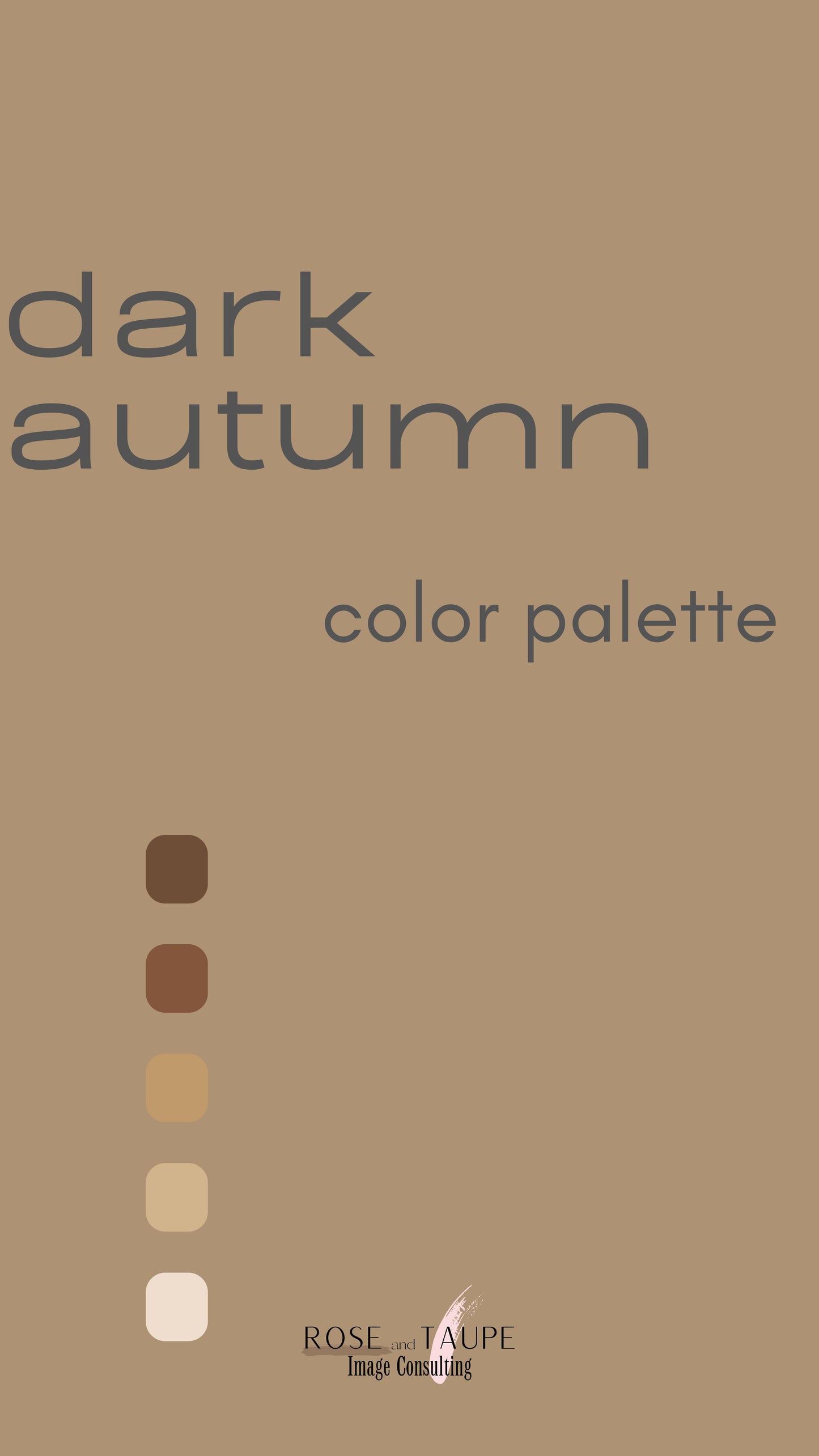 Dark Autumn Color Palette