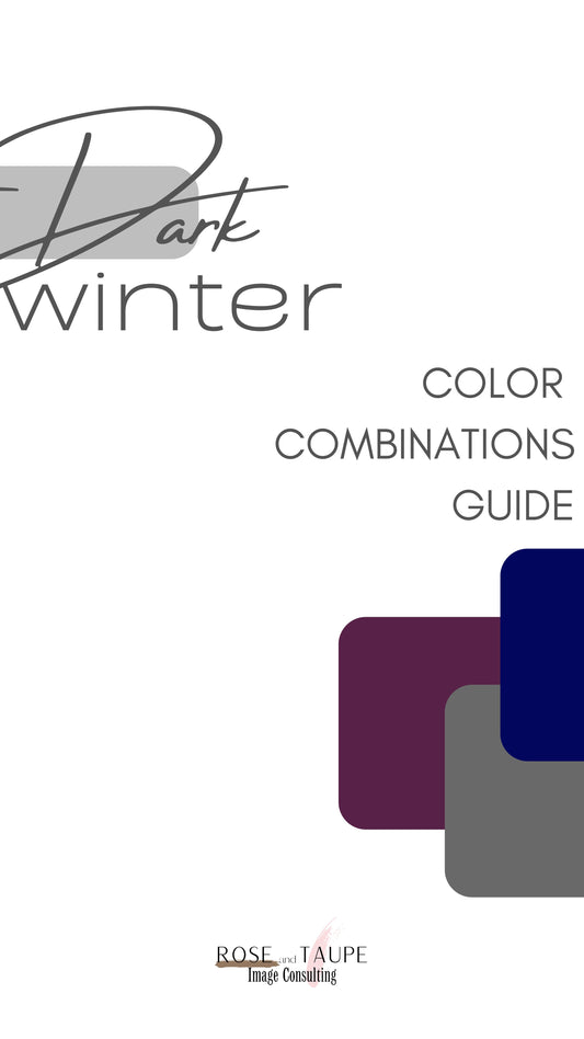 Dark Winter Color Combinations Guide