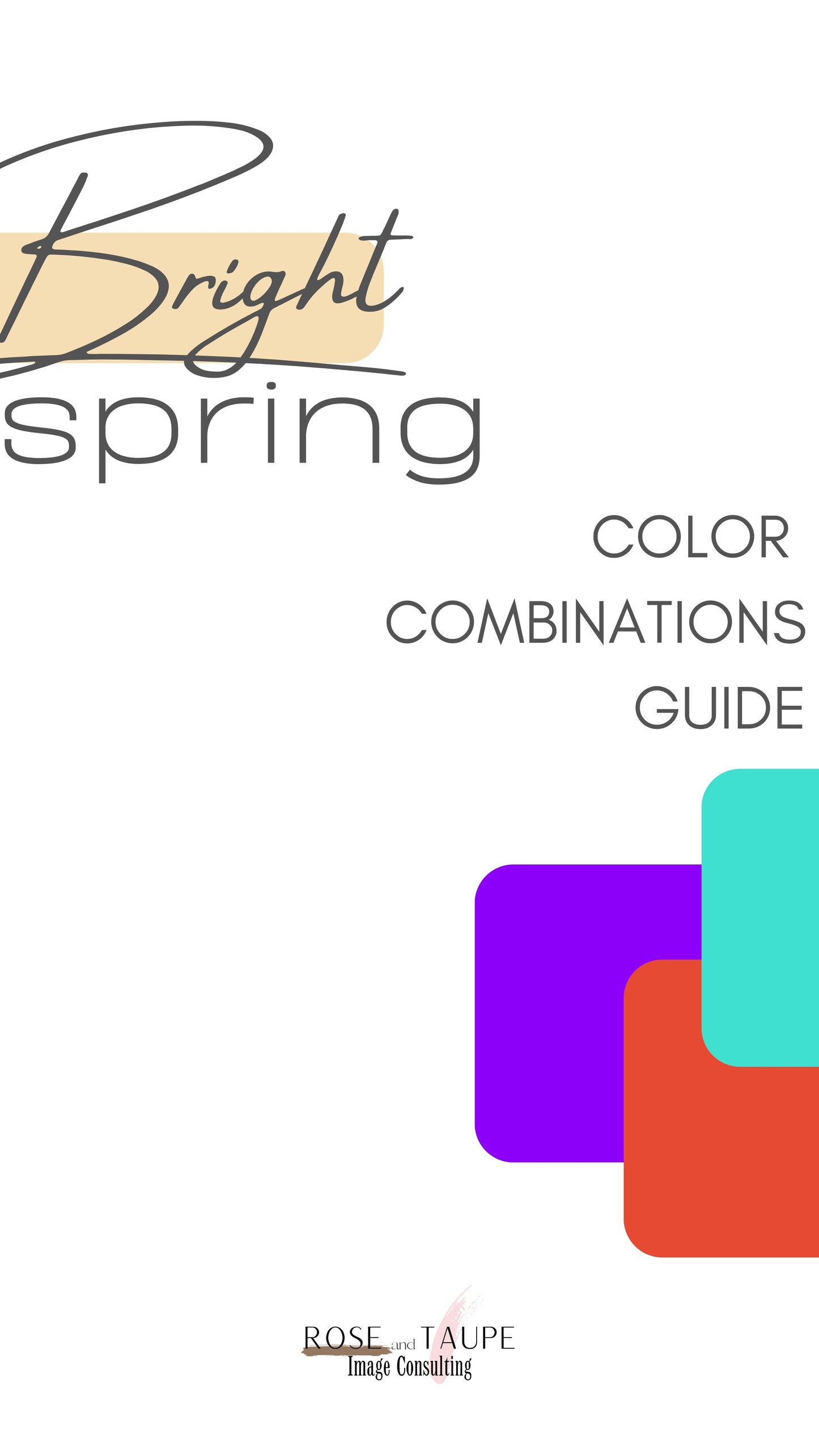 Bright Spring Color Combinations Guide