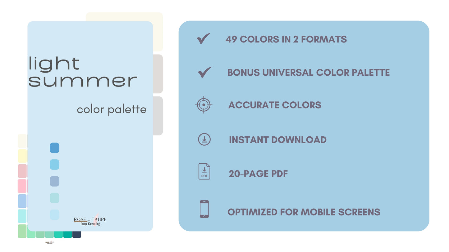 Light Summer Color Palette