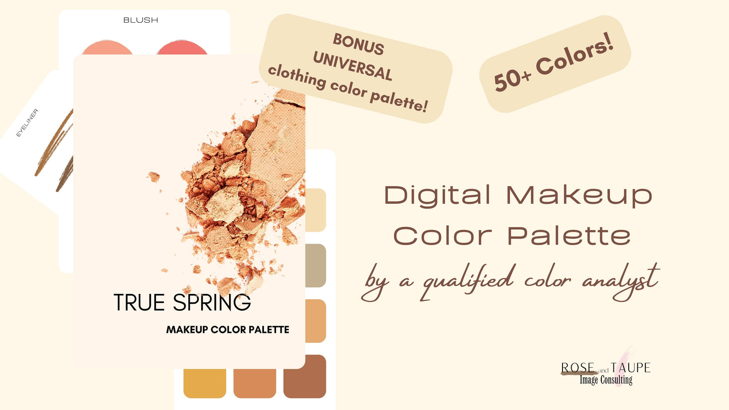 True Spring Makeup Color Palette