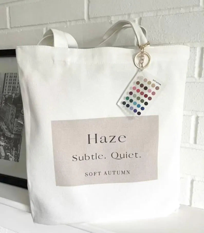 Soft Autumn Color Analysis Keychain