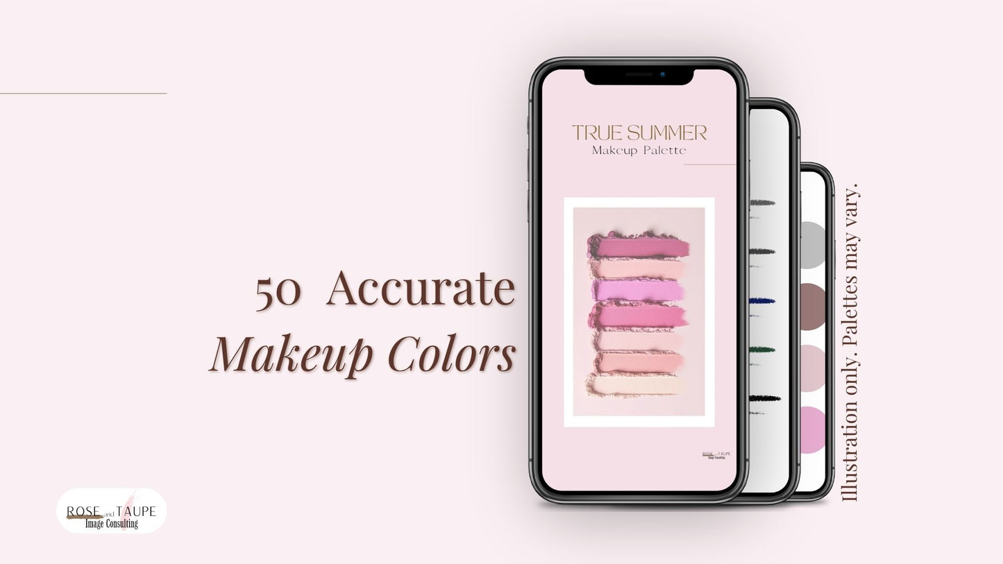 True Summer Makeup Color Palette