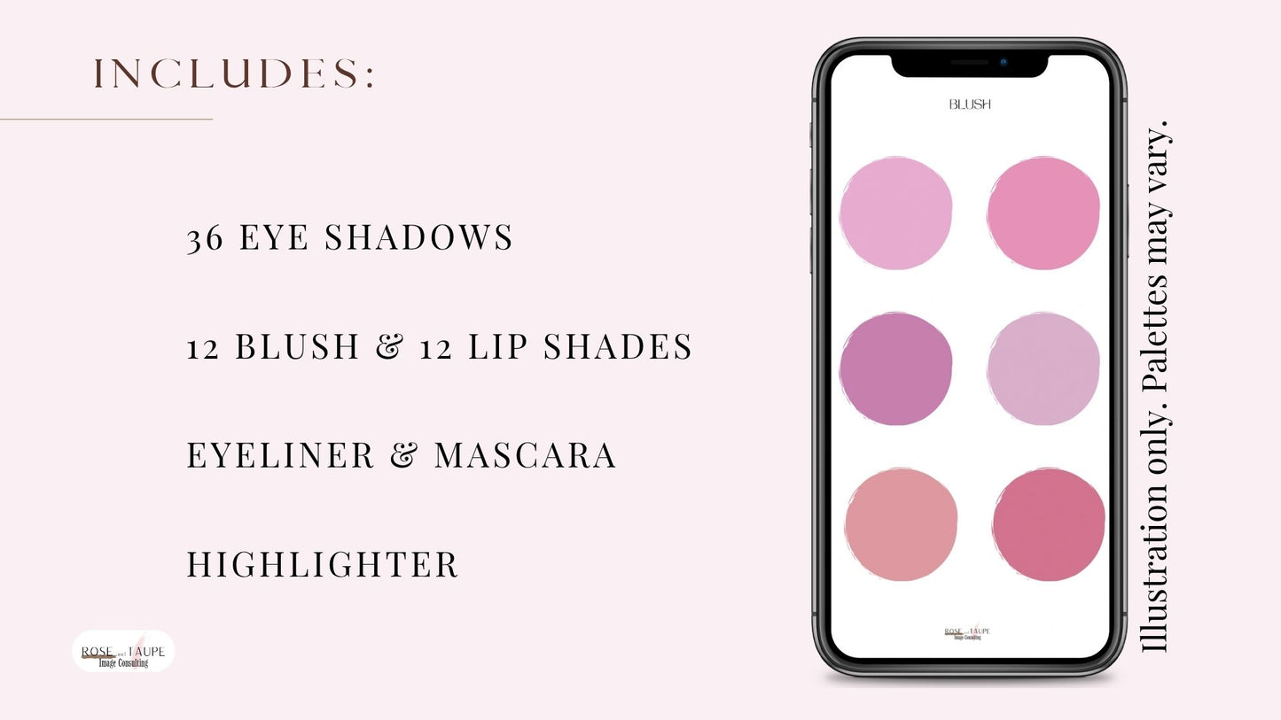 True Summer Makeup Color Palette