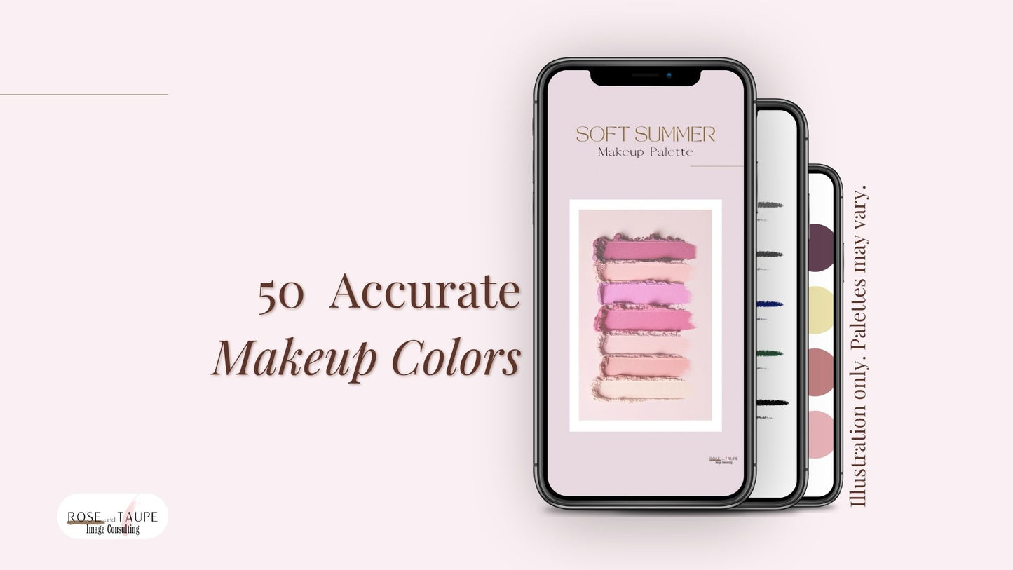 Soft Summer Makeup Color Palette
