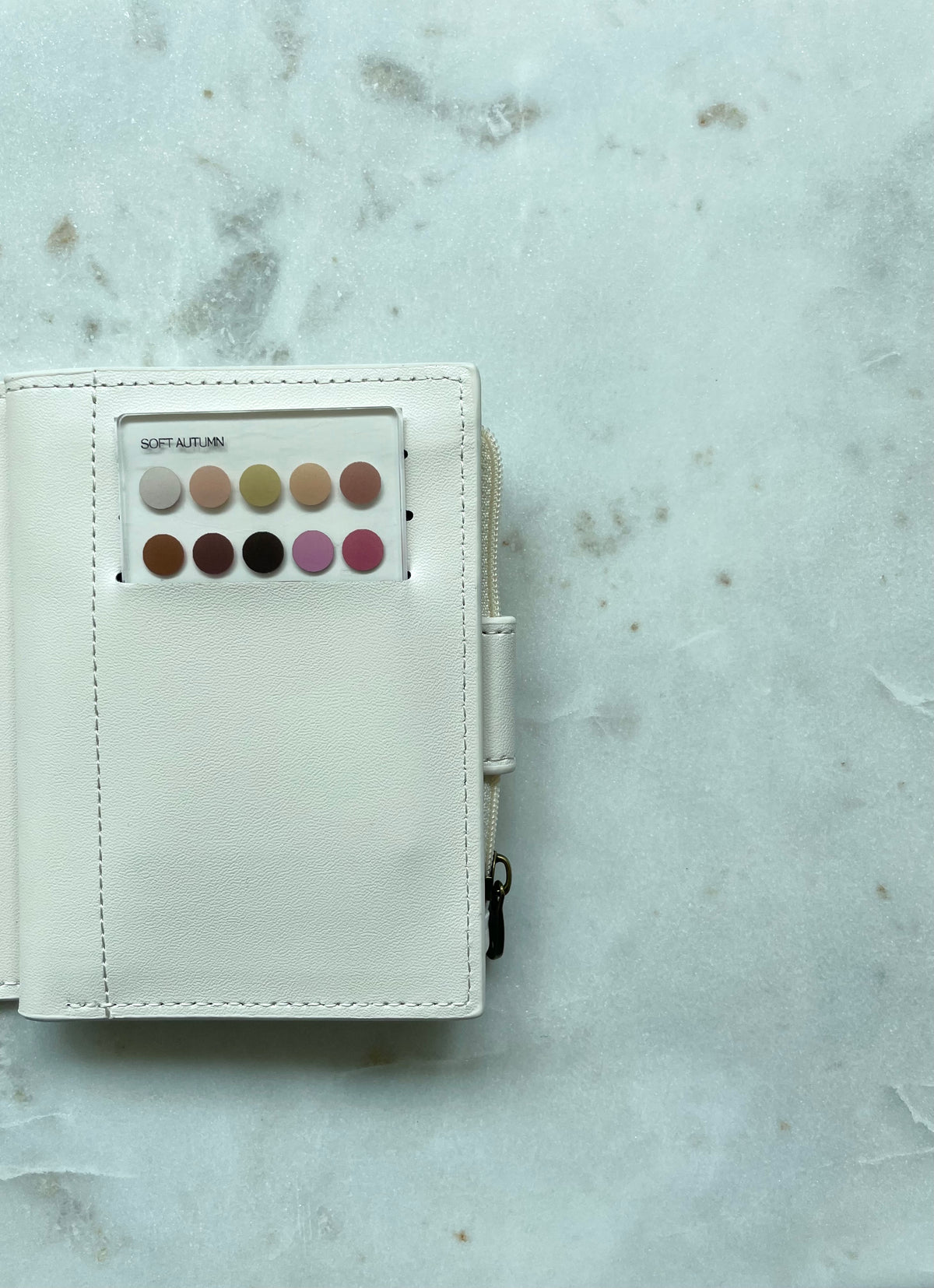 Soft Autumn Color Analysis Wallet Card
