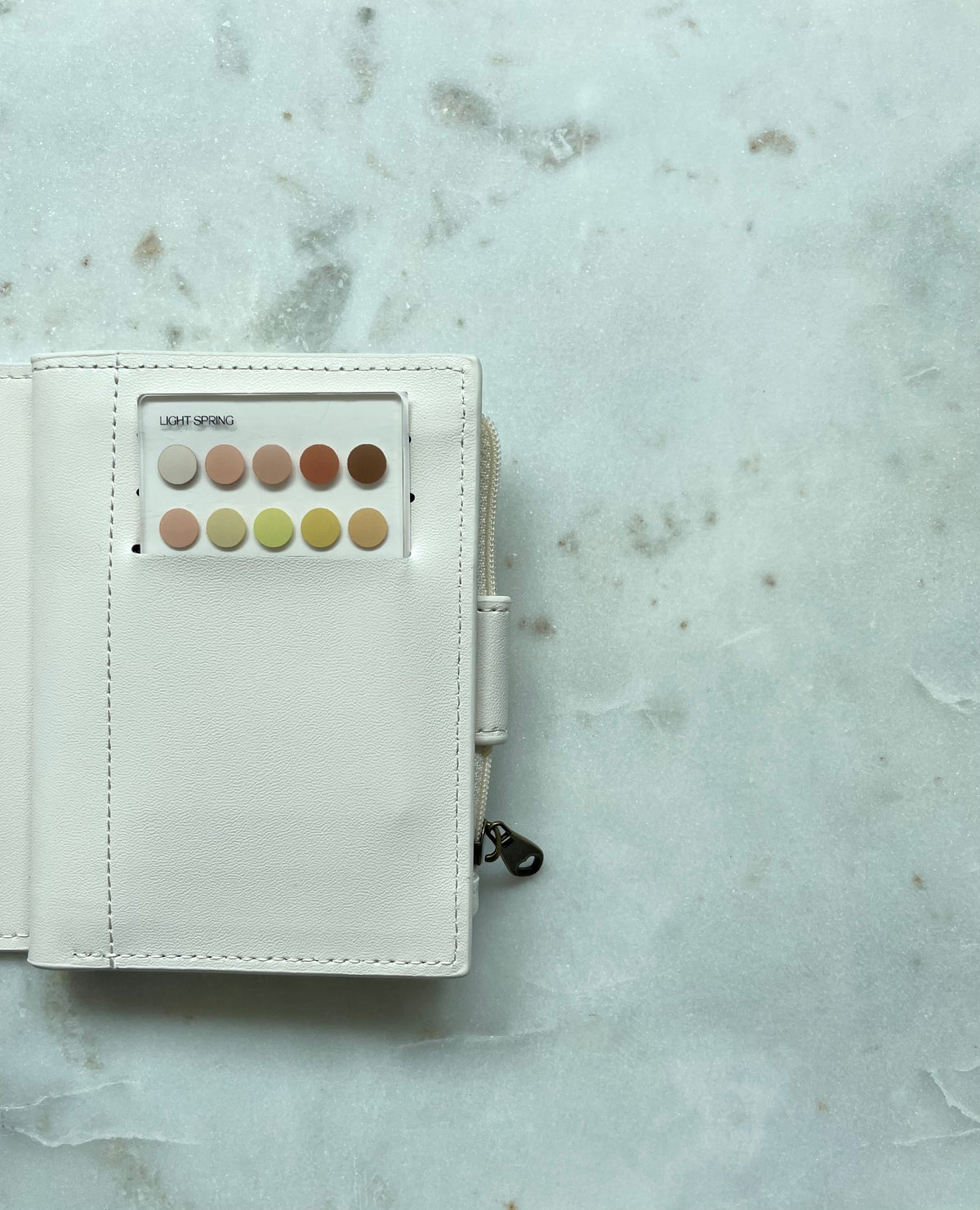 Light Spring Color Analysis Wallet Card