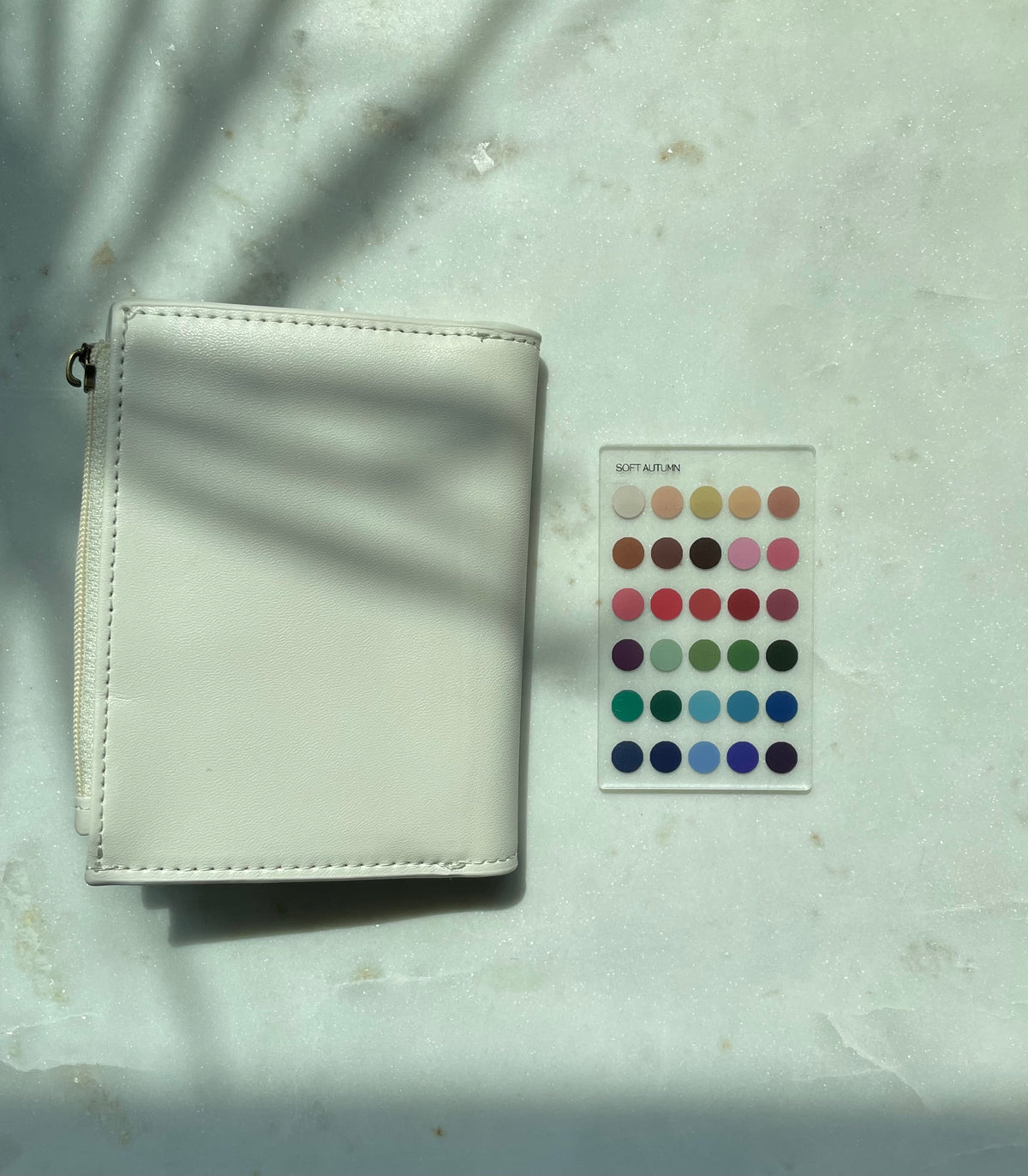 Soft Autumn Color Analysis Wallet Card