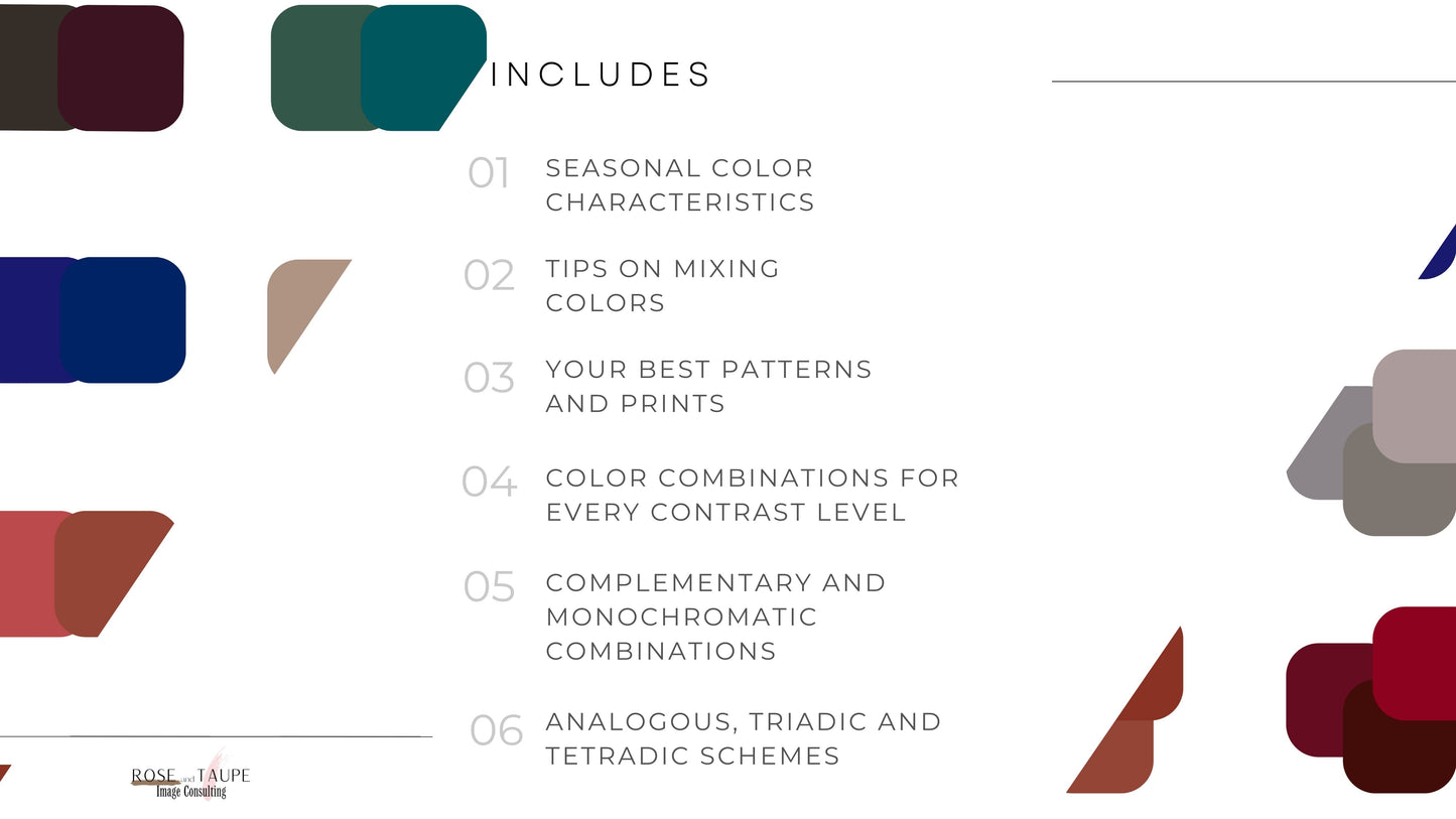 Dark Autumn Color Combinations Guide