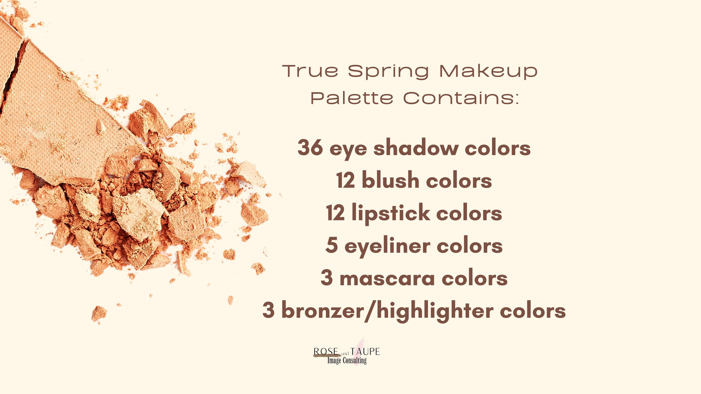 True Spring Makeup Color Palette