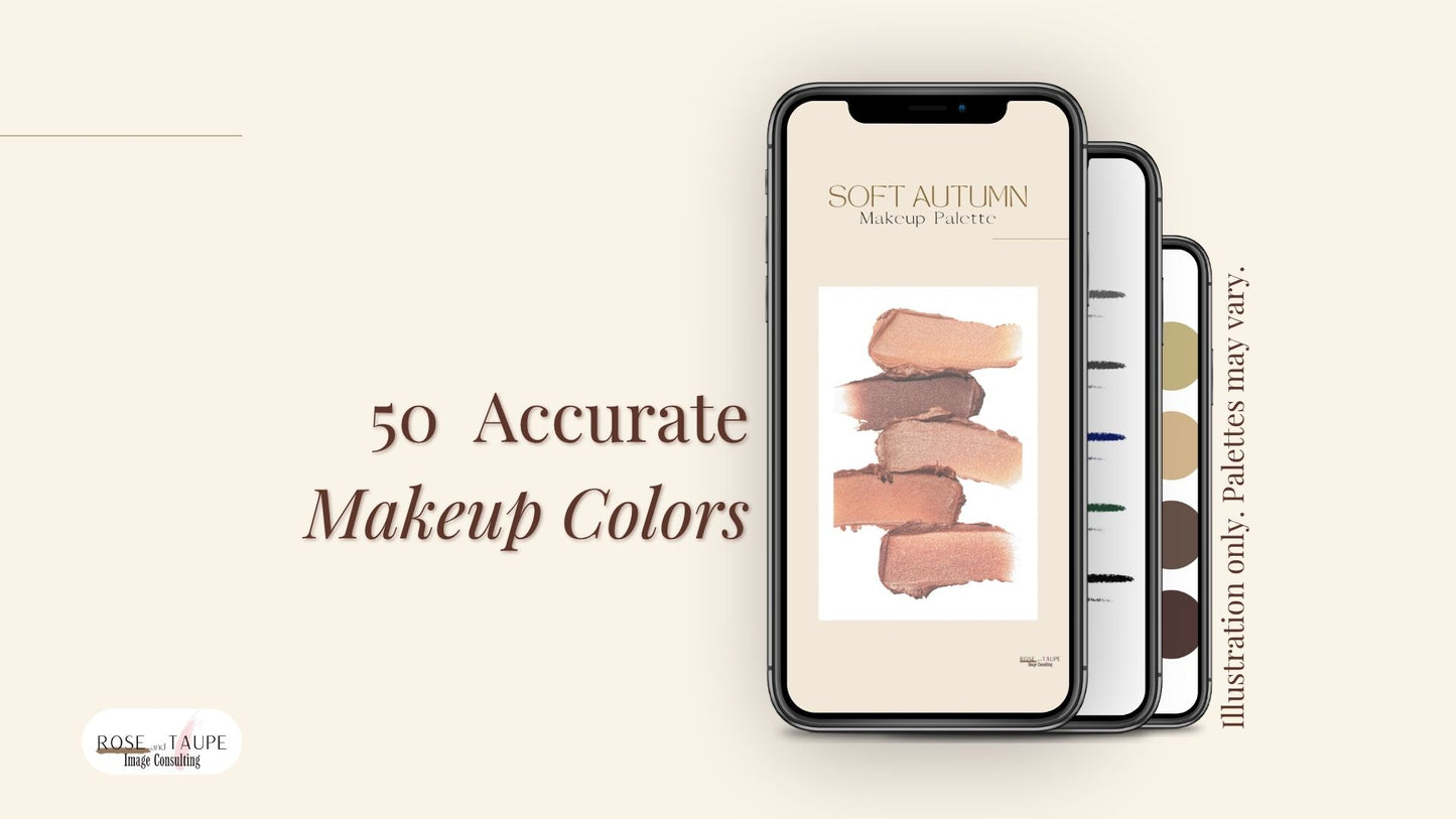 Soft Autumn Makeup Color Palette