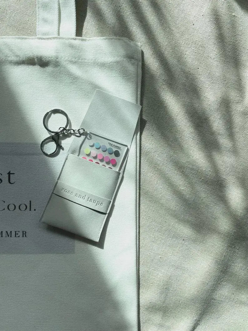 True Summer Color Analysis Keychain