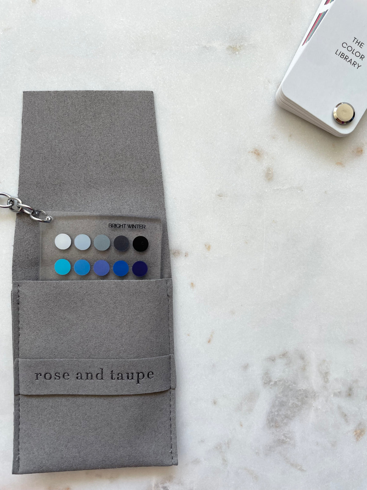 Bright Winter Color Analysis Keychain