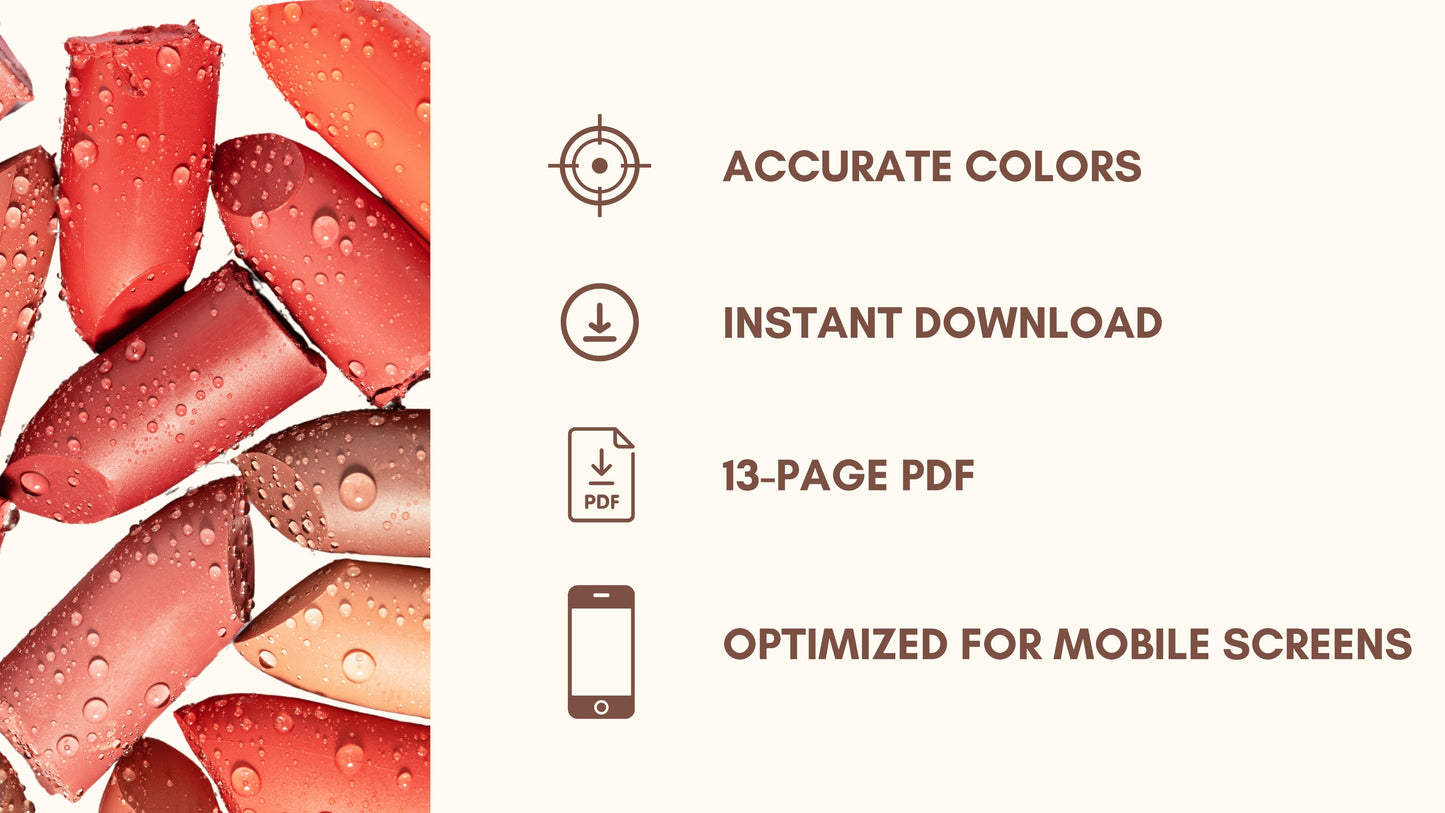 Light Spring Makeup Color Palette