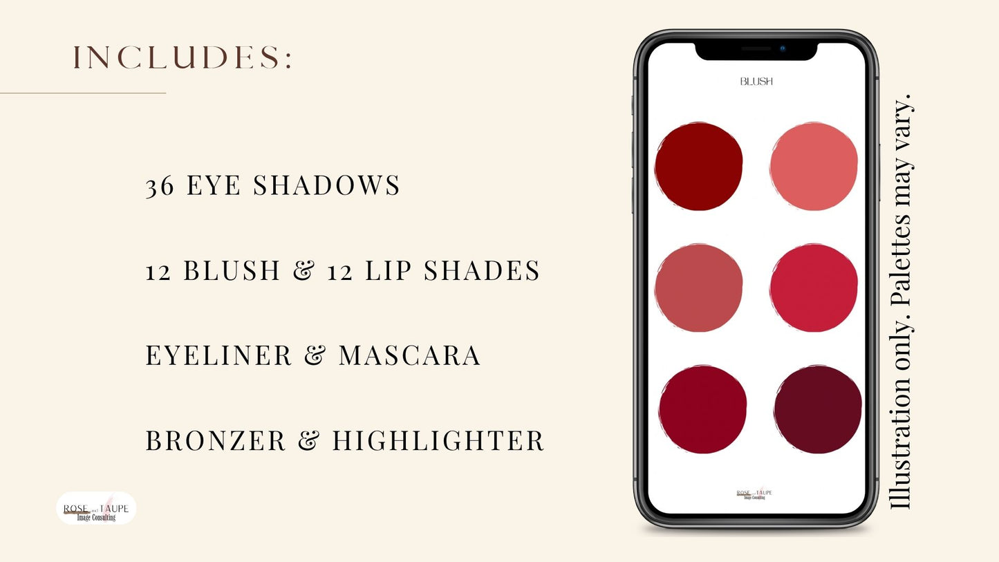 Dark Autumn Makeup Color Palette