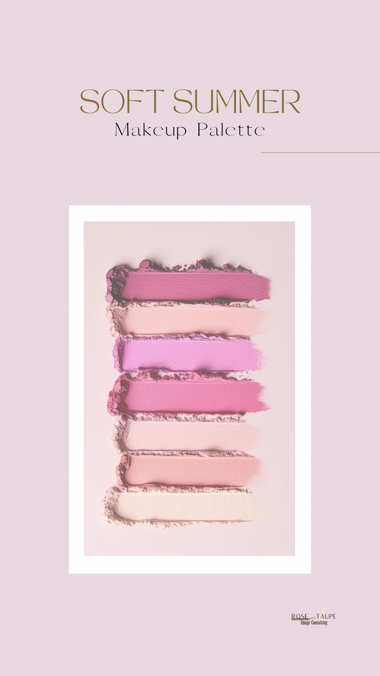 Soft Summer Makeup Color Palette