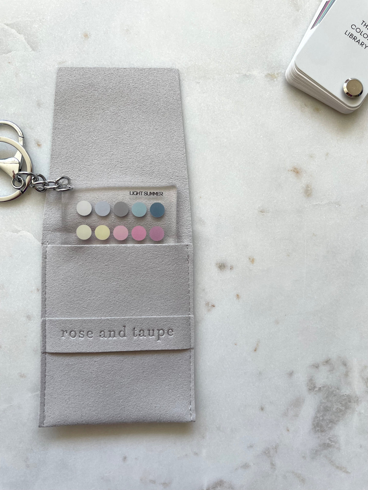 Light Summer Color Analysis Keychain