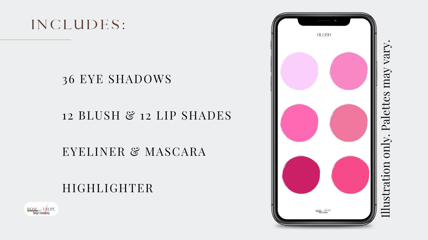 True Winter Makeup Color Palette