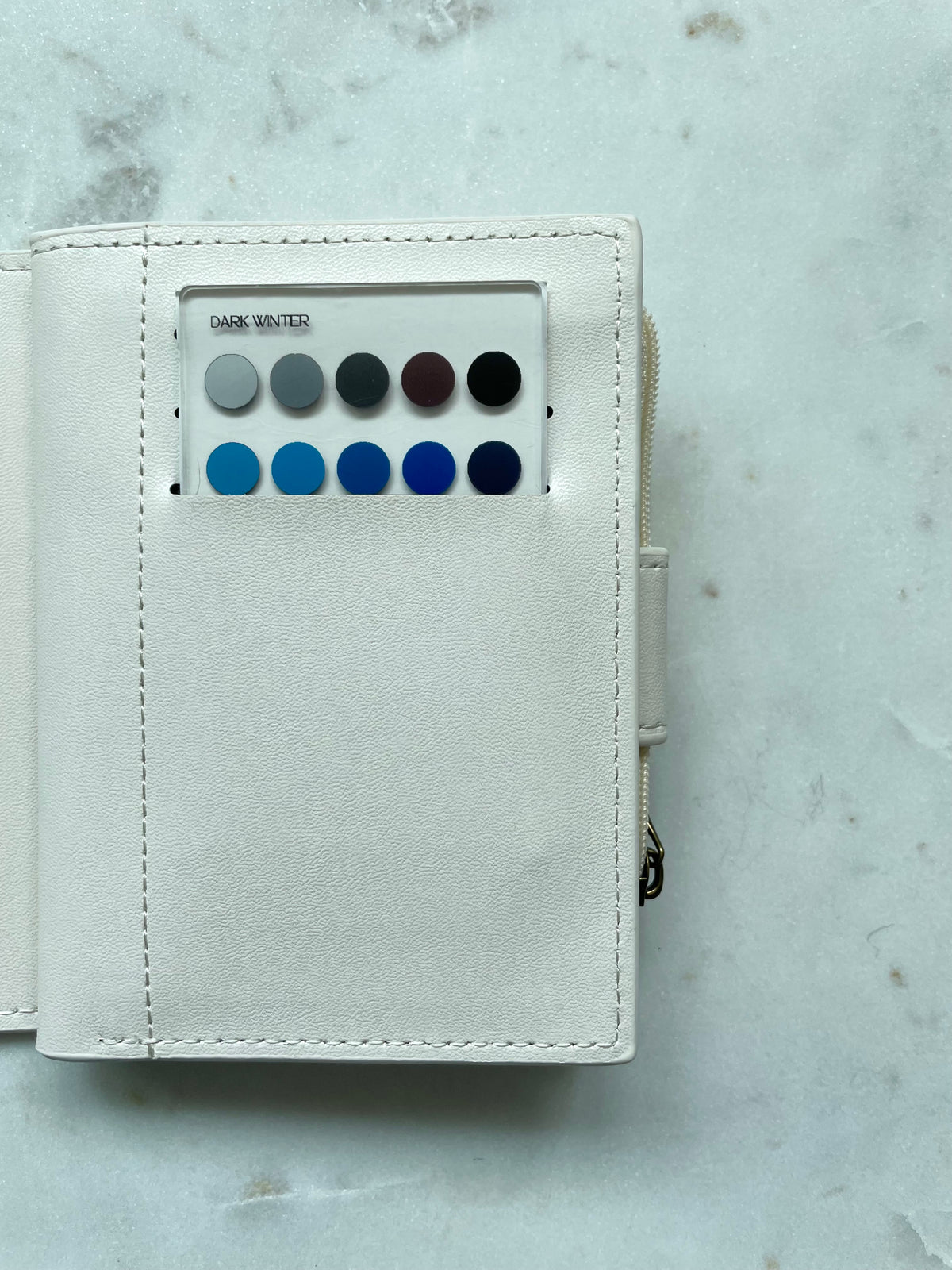 Dark Winter Color Analysis Wallet Card