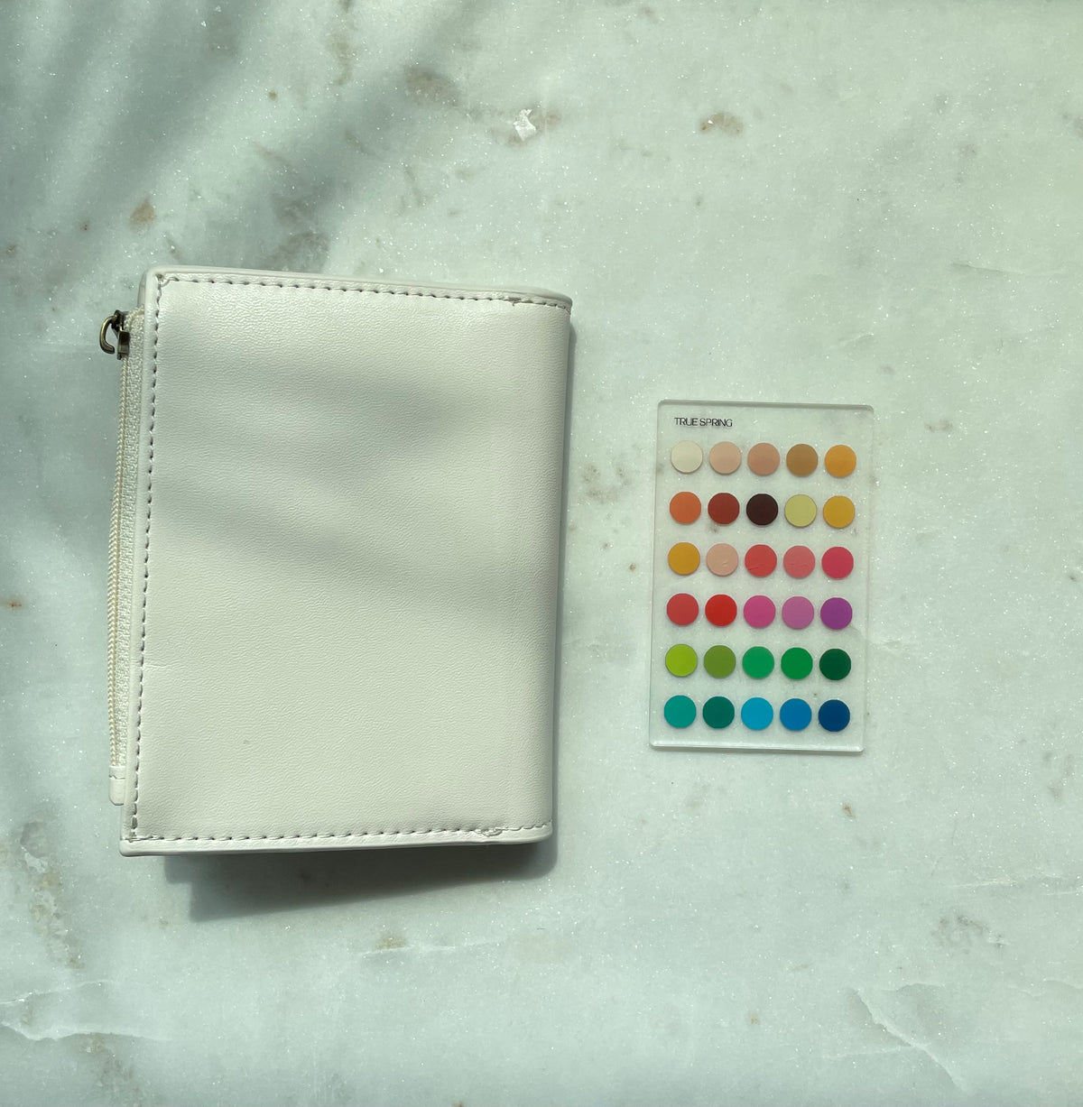 True Spring Color Analysis Wallet Card