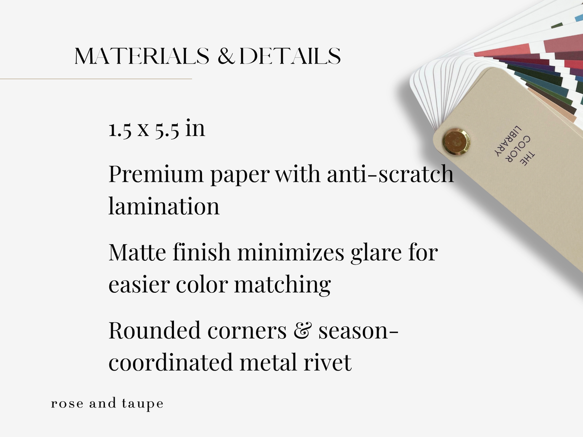 Soft Autumn Color Analysis Fan Deck