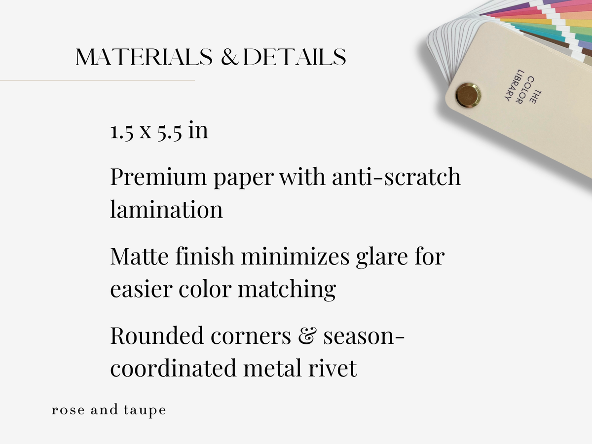 Light Spring Color Analysis Fan Deck