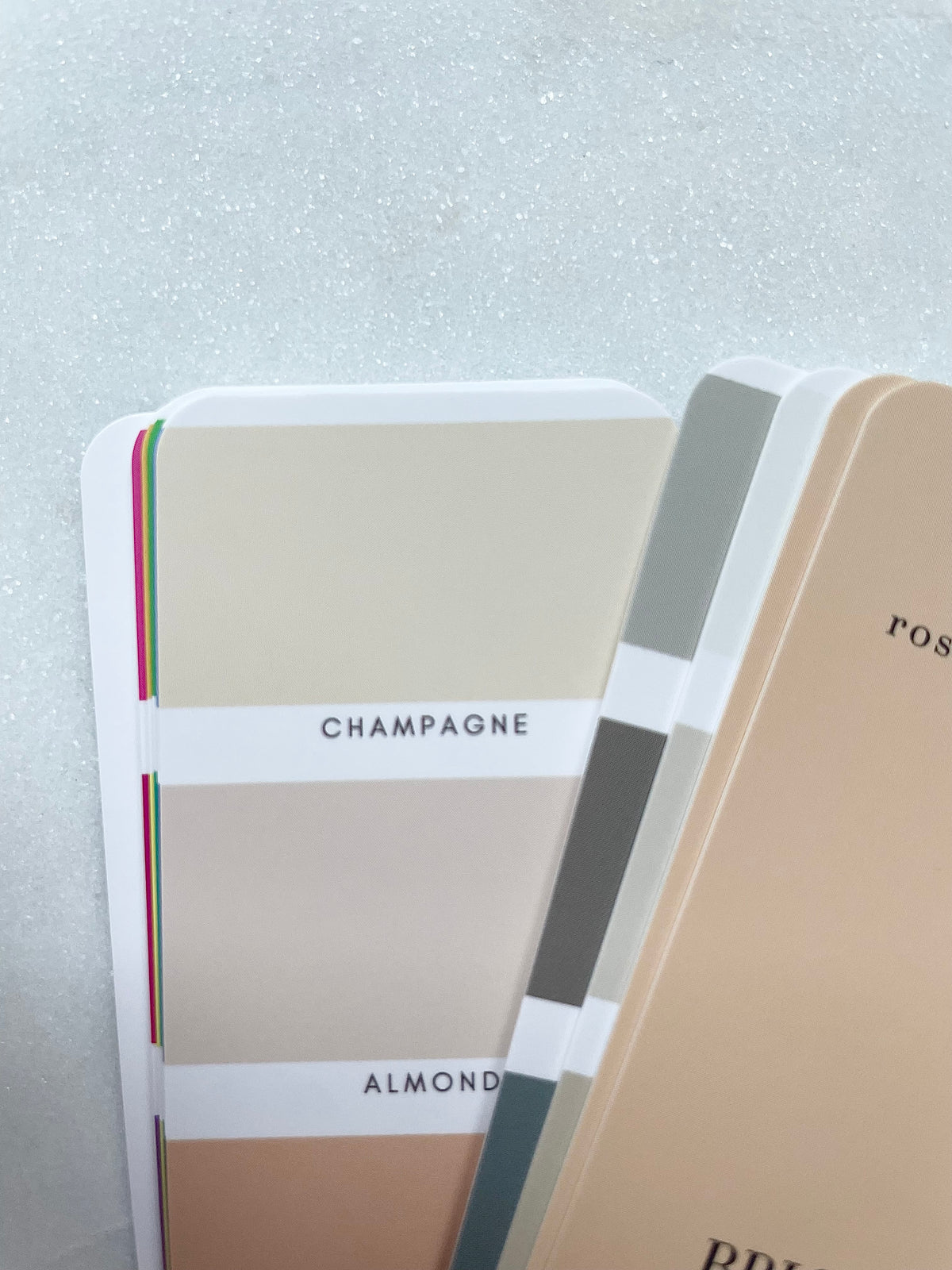 Bright Spring Color Analysis Fan Deck